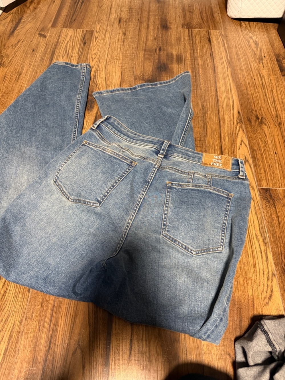 Free people / we the free curvy vintage high rise flare jeans - Picture 5 of 6